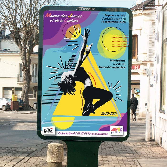 Affiche sucette MJC